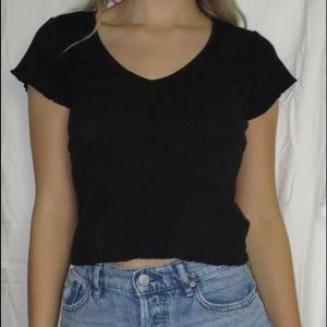 V-Neck Crop top